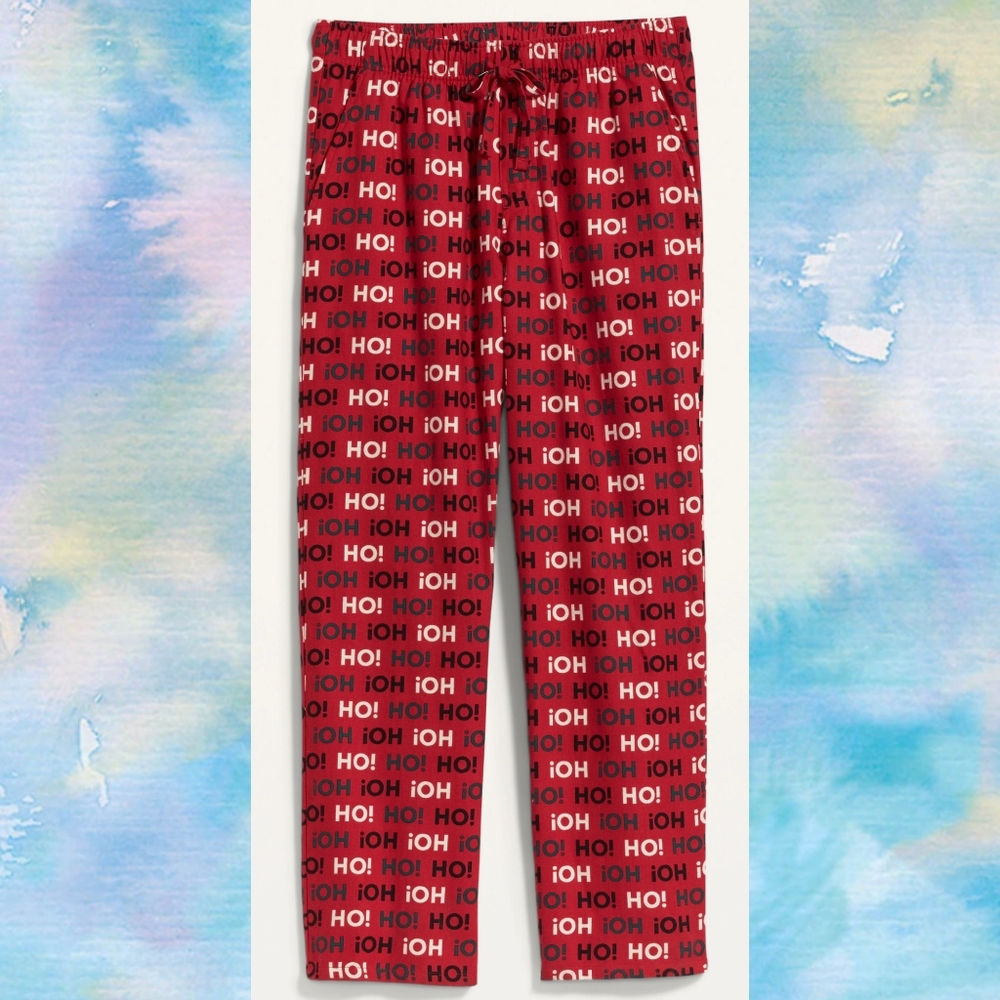 Old Navy Printed Flannel Pants, Mens M, NWT
